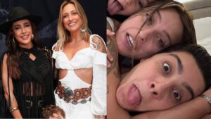 Lauana Prado celebra o aniversário de 4 anos do filho de sua namorada, Tati Dias