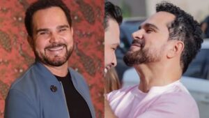 Luciano Camargo mostra foto rara com o filho de 31 anos, que é sobrinho de Leonardo