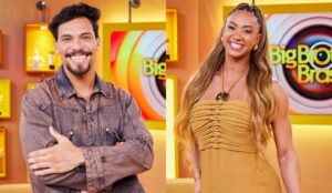Aline Patriarca e Vinícius Nascimento estreiam como apresentadores