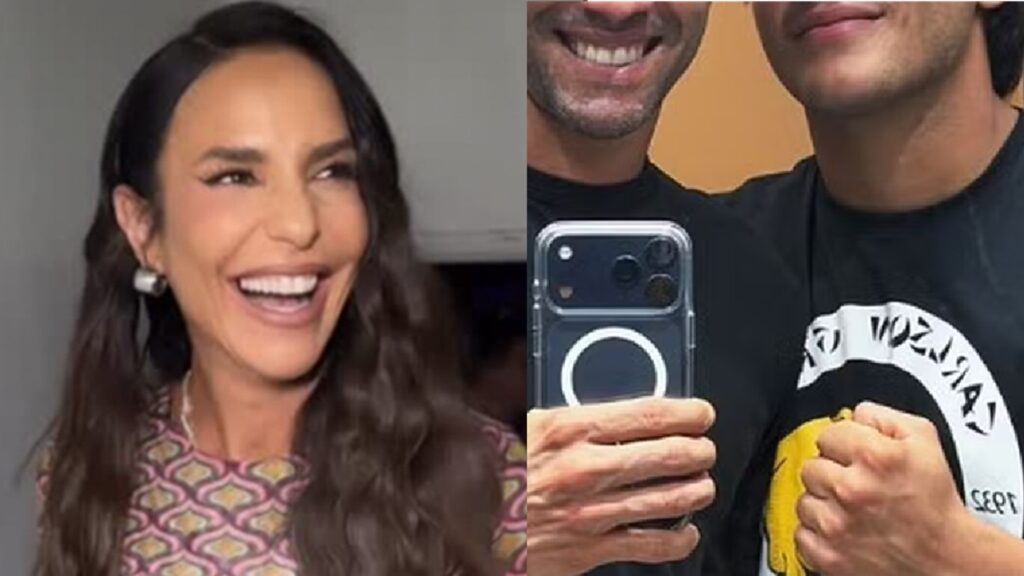 Aos 16 anos, filho mais velho de Ivete Sangalo rouba a cena em clique raro com o pai