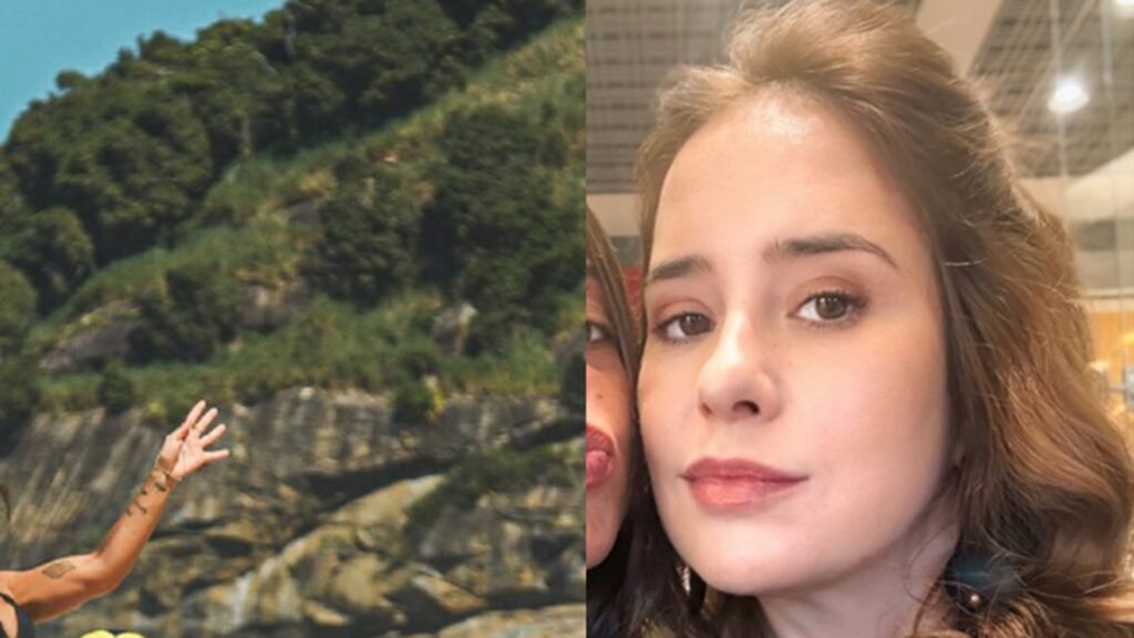 Aos 28 anos, filha de Palomma Duarte e Marcos Winter rouba a cena em fotos na praia