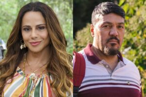 Belo e Viviane Araújo: foto real do casal viraliza em cena de ex-romance na série