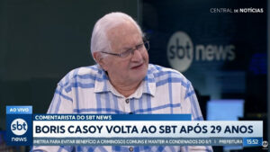 Boris Casoy aos 85 Anos Volta com Tudo no SBT News