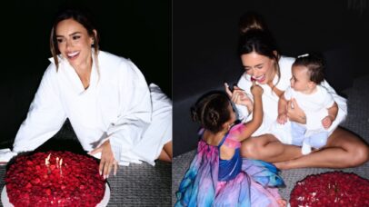 Bruna Biancardi aos 32 anos: influenciadora celebra aniversário com fotos inéditas ao lado das filhas com Neymar