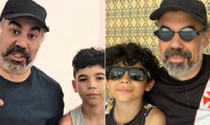 Cacofonias em lágrimas: humorista despede-se do filho em velório tocante