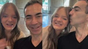 César Tralli celebra Páscoa com Rafaella Justus e brinca: ‘Paidrasto realizado’