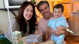 Claudia Raia Celebra Páscoa No Brasil Com Caça Aos Ovos Para o Filho