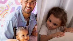 Com apenas 1 ano, filha de Neymar Jr. e Amanda Kimberlly surpreende com atitude: ‘Resolveu’