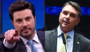 Danilo Gentili provoca Flávio Bolsonaro nas redes: ‘sustentado pela gente’