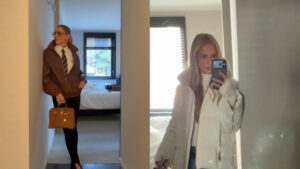 Deborah Secco impressiona ao abrir closet de viagem com looks de inverno