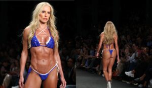 Deborah Secco desfila saradíssima no Rio Fashion Week