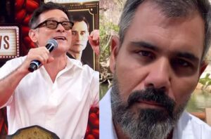 Enrique Diaz manda alfinetada para Juliano Cazarré ao vivo!