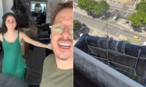 Fábio Porchat mostra perrengues da mudança para vista pro mar