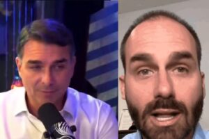 Flávio Bolsonaro detona irmão Eduardo e defende Nikolas Ferreira