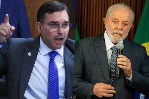 Flávio Bolsonaro detona gastos de Lula e acusa governo de desperdiçar R$ 350 milhões
