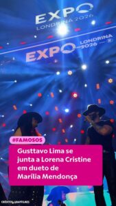 Gusttavo Lima surpreende em dueto emocionante com Lorena Cristine