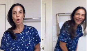 Ivete Sangalo leva susto ao notar detalhe inusitado durante transmissão ao vivo