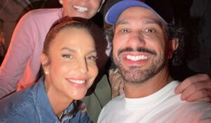 Ivete Sangalo é flagrada de mãos dadas com empresário em clima de romance