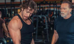 Joseph Baena, filho de Arnold Schwarzenegger, conquista primeiro lugar em torneio de fisiculturismo