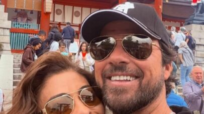Aos 47 anos, Juliana Paes realiza sonho de viagem ao Japão com o marido