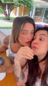 Lauana Prado ganha mimo de Tati Dias na Páscoa, mas dá ‘bronca’ na namorada
