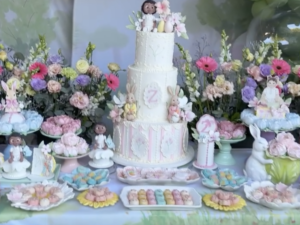 Ludmilla e Brunna celebram 11 meses de Zuri com festa temática de coelhinho fofíssima