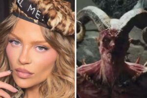 Luísa Sonza aparece deitada no colo do “diabo” em clipe novo e internet enlouquece!