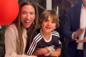 Patrícia Abravanel comemora 7 aninhos do filho Senor e sobrinho rouba a cena