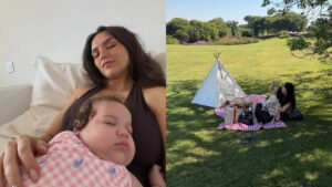 Rafa Kalimann viaja a sós com filha e desabafa sobre o sentimento de culpa materna