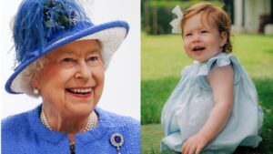 Rainha Elizabeth se emocionou ao conhecer filha do Príncipe Harry