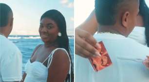 Raquel Brito, irmã de Davi, anuncia primeira gravidez com alegria