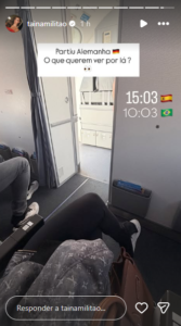 Tainá Militão realiza sexagem fetal em casa e vai revelar sexo do bebê