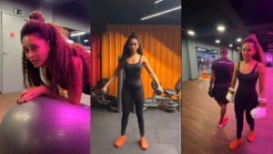 Taís Araújo viraliza ao mostrar treino ‘sofrido’ na academia e soltar palavrão