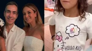 Manuella, filha de Ticiane Pinheiro e César Tralli, impressiona com semelhança ao pai