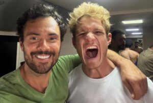 Em ‘Três Graças’, Leonardo e Angélico brigam por Viviane após sua saída da prisão