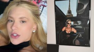 Virginia mostra seu quadro na casa de Vini Jr.: ‘Se não for para ser assim, nem namoro’