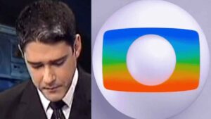 William Bonner chora ao vivo na Globo ao relembrar morte de Roberto Marinho