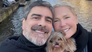 Xuxa Meneghel entrega detalhe curioso em foto com Junno Andrade: ‘Passou’