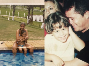 Zé Felipe celebra 28 anos ao lado dos filhos e recebe homenagens dos pais