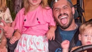 Zé Felipe se derrete ao mostrar momento com os filhos: ‘Muito abençoado’