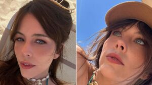 Bia Arantes causa sensação em dia de praia e recebe chuva de elogios