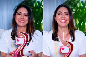 Carol Castro celebra vitória no Prêmio Área VIP de Melhor Atriz