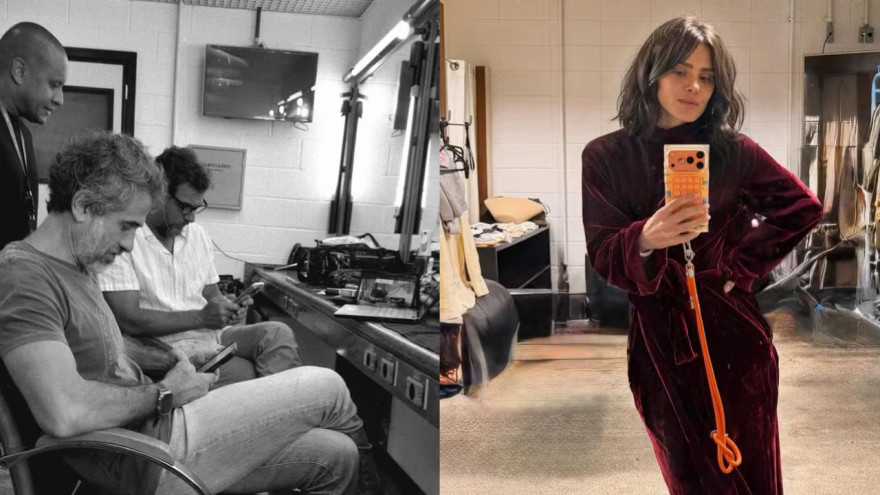 Carolina Dieckmann flagra vício de Rodrigo Lombardi nos bastidores de ‘A Viagem’ e não deixa barato!