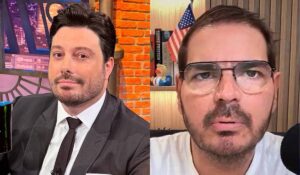 Danilo Gentili solta o verbo contra Rodrigo Constantino e chama de ‘vassalo’