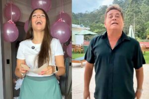 Atitude de Leonardo na festa de 15 anos da neta vira assunto na web