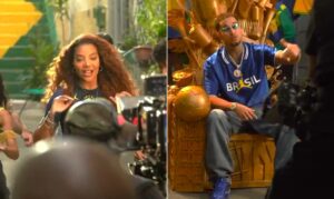 Ludmilla, Zeca Pagodinho e João Gomes gravam música oficial da Copa com criança que nunca viu Brasil campeão