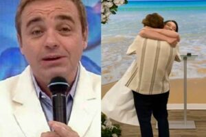 Filha de Gugu celebra um ano de casamento com brasileiro