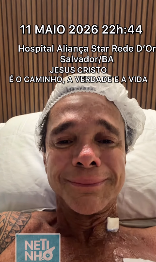 Netinho se emociona após retorno de linfoma: “Não confundam meu choro com tristeza”