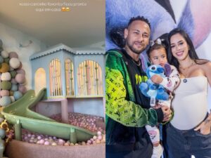 Neymar impressiona com brinquedoteca de luxo para suas filhas!