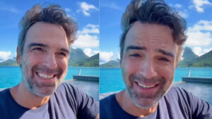 Tadeu Schmidt de férias revela que está vencendo vício pessoal